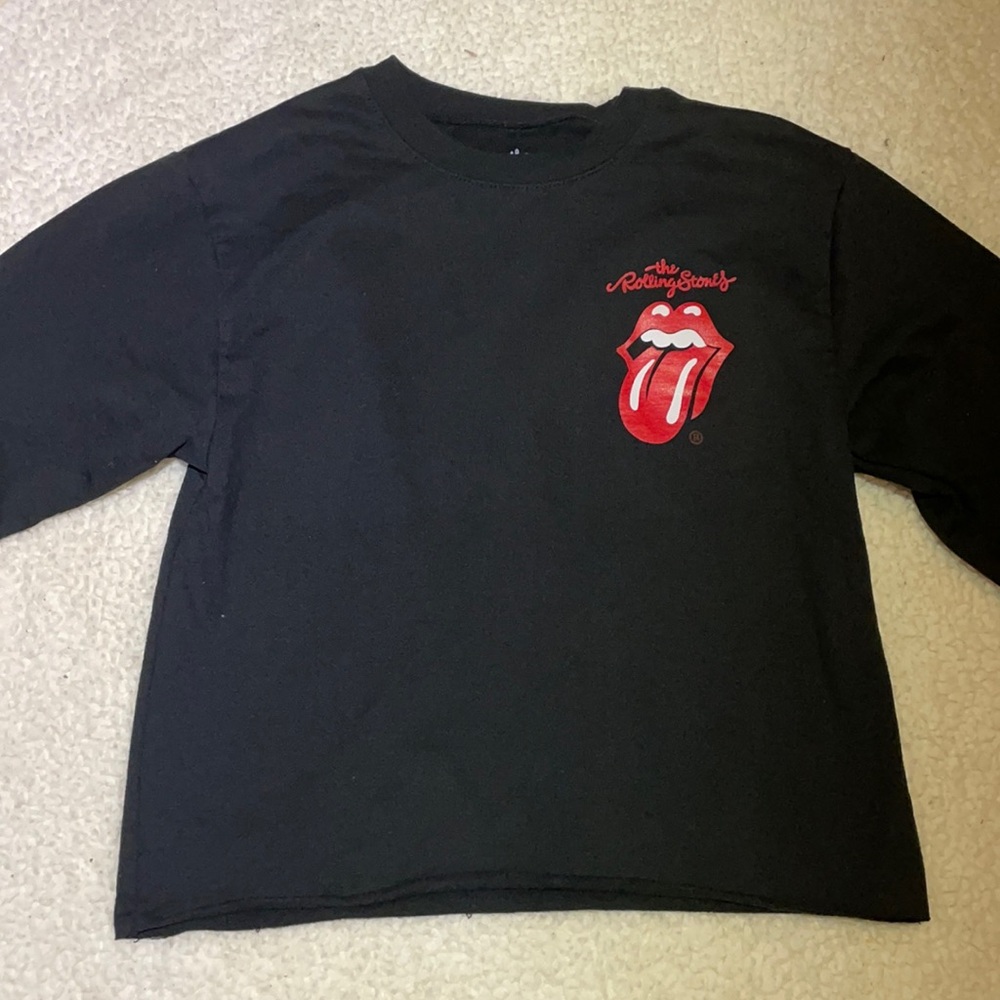The Rolling Stones Cropped Sweatshirt
